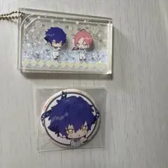 あんスタ　アニカフェ　漣ジュン　Eden Eve 缶バッジ　スノードーム