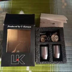 U-Kanaya ハンドルバーエンド ウエイトタイプ Kawasaki チタンのサムネイル