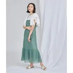 グレースコンチネンタル　キカレースキャミワンピース