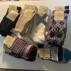 新品 9足セット 靴下 まとめ売り 23-25cm レディース ソックス 最終値