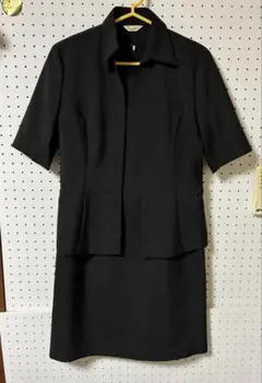 ブラック2点セット ワンピース ジャケット 半袖 フォーマル レディース