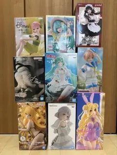 【新品未開封】美少女 プライズ フィギュア まとめ売り ９体