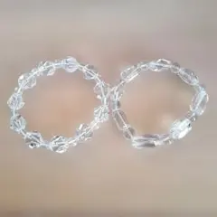 水晶　クォーツ　ブレスレット　2本セット　未使用
