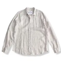 フランクアンドアイリーン 長袖シャツ 麻100% スキッパー ロンハーマン