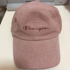 Champion コーデュロイ キャップ ピンク