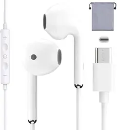 iphone イヤホンマイク タイプc 有線 マイク付き