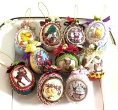 【リナ様専用】エッグアート（鹿、ヒヨコ）