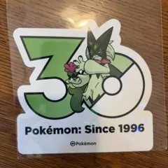 ポケモン 30周年記念 レックウザ ステッカー 韓国 - メルカリ
