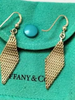 極美品✨ ティファニー ピアス メッシュ スカーフ レース シルバー925 