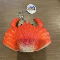 ぷにぷに鮮魚 スクイーズ キーホルダー カニ　かに