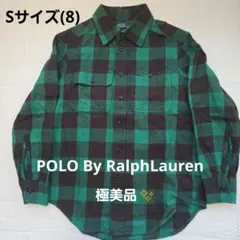 w.y.tokyo様専用　ラルフローレン ブロックチェック ネルシャツ グリーン