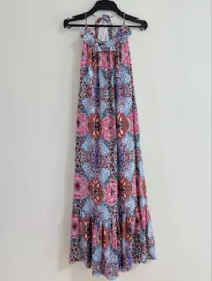 GAP 花柄 キャミソール ロングワンピース