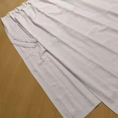 ② 防炎　カーテン　アイボリー系　 幅100×丈195cm 2枚 タッセル付のサムネイル