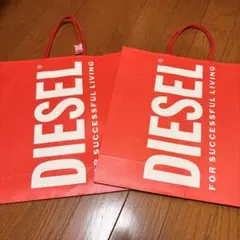 DIESEL ショップ袋 2枚セット ショッパー 中のサムネイル