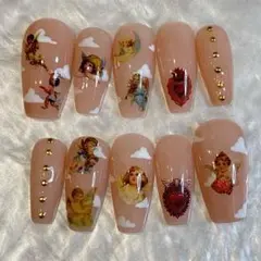 【現品】宗教ネイル キリスト ネイルチップ ジーザス 天使♡