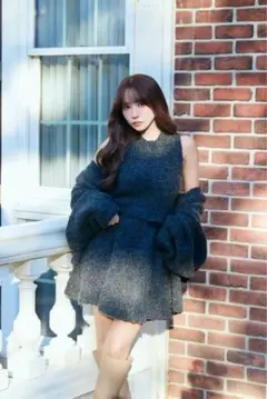 MISTREASS Fluffy Charm Knit Trio Set - メルカリ