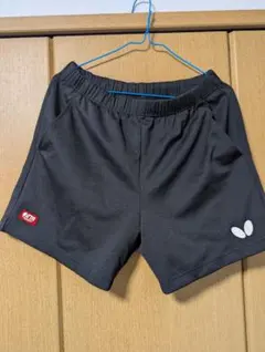バタフライ 卓球用ショートパンツ ユニフォーム サイズL 黒