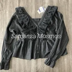 Samansa Mos2 サマンサモスモス スカラップレースブラウス