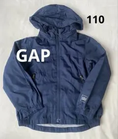 ナイロンジャケット XS 110 ネイビー フード付きジャケット