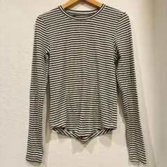 AMERICAN EAGLE ストライプ 長袖Tシャツ M ヴィンテージ　春服