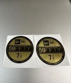 NEW ERA ステッカー｜折れ防止梱包｜即発送｜新品 59fifity 1/4