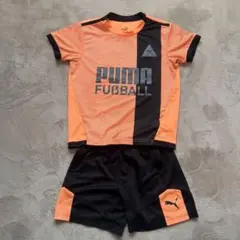 PUMA FUSSBALL シャツ オレンジ/パンツ黒