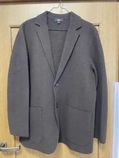 UNIQLO C ニットジャケット XL ブラウン