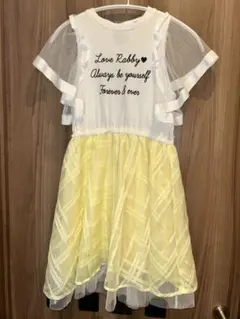 LOVE RABBY ノースリーブワンピース 140のサムネイル