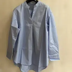 OPAQUE.CLIP ブルー　ブラウス長袖　L
