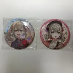 プロセカのキャラクター小豆沢こはねの缶バッジ2個セット