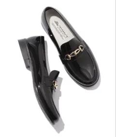 TEMPERATE ブラック レインシューズ 38 （23.5センチ）