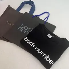 back number ライブTシャツ M 2022 ショッパー等おまけ付き