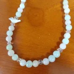 天然石 鳥モチーフ ネックレス