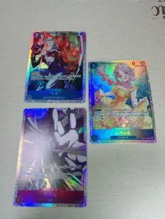 神の島の冒険　サボ　レベッカ　エネル　sr ONE PIECEカード　おまけ付き