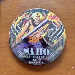 ONE PIECE 輩缶バッジ　サボ