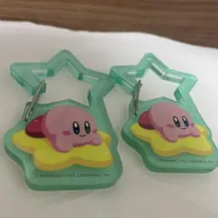 星のカービィ きらきら アクリル カラビナ カービィ ワドルディ 2点セット