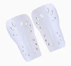 【新品・未使用】サッカー シンガード すねあて ホワイト スポーツ用品