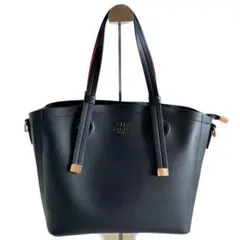 D.KELLY 　トートバッグ バイカラー　ブラック　黒