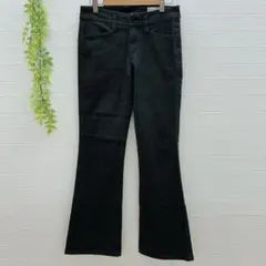 【スウィートキャメル】 ブーツカットパンツ カジュアルパンツ ブラック XSのサムネイル