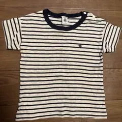 PETIT BATEAU ボーダーTシャツ 5ans 110cm 100cmのサムネイル