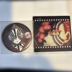 鬼滅の刃 お楽しみくじ 缶バッジ クリアカード 猗窩座