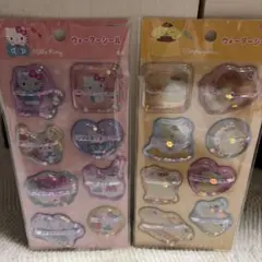 【正規品】サンリオ ウォーターシール ハローキティ＆ポムポムプリン
