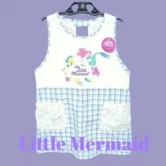 【タグ付き】Disney　リトルマーメイド　アリエル エプロン　保育士　介護