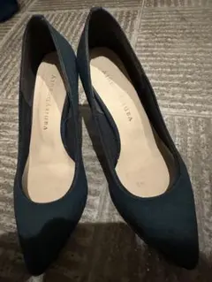 ダークグリーン ハイヒール　22.5