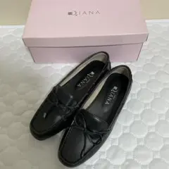 DIANA ダイアナ スムースレザー リボンローファー
