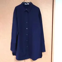 レディース　長袖シャツ ネイビー　DoCLASSE　サイズ11