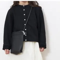 100cm キッズ　撥水　美品　カーディガン　ブラック