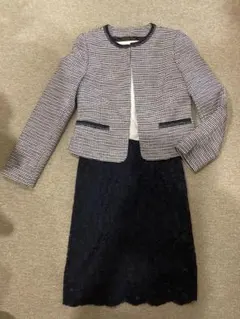 anyFAM ツイードジャケット　フォーマルワンピース　セレモニースーツ　M