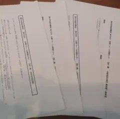 河合塾 塾生限定 東大古文 完成特別講座（直前講座） 問題・解答例/解釈例セットのサムネイル