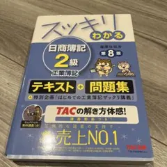 スッキリわかる日商簿記2級工業簿記 第8版 テキスト 問題集のサムネイル